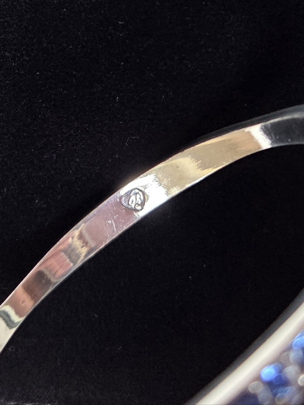Brighton Light Hearted Crystal Bangle - Picture 5 of 9